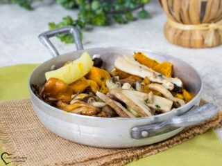 zucca e porcini