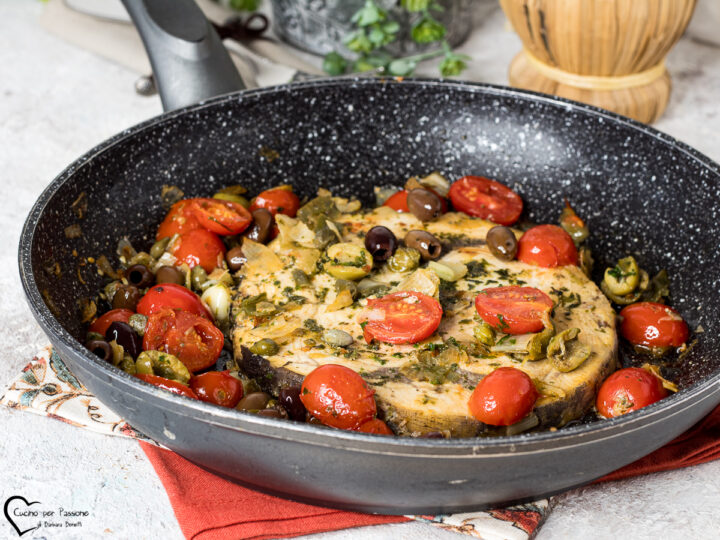 pesce spada con pomodorini