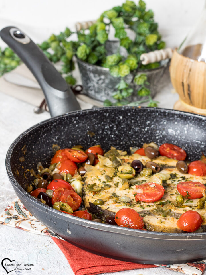 pesce spada con pomodorini 