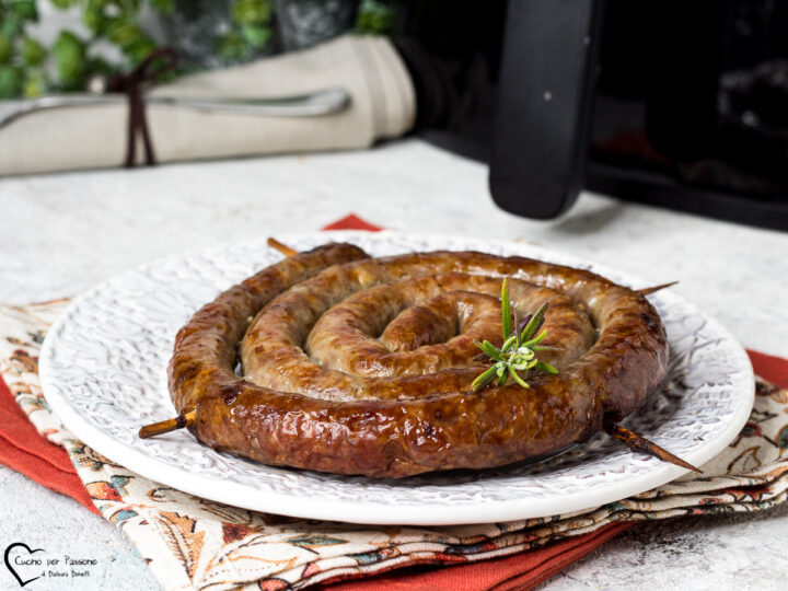 Luganega in friggitrice ad aria