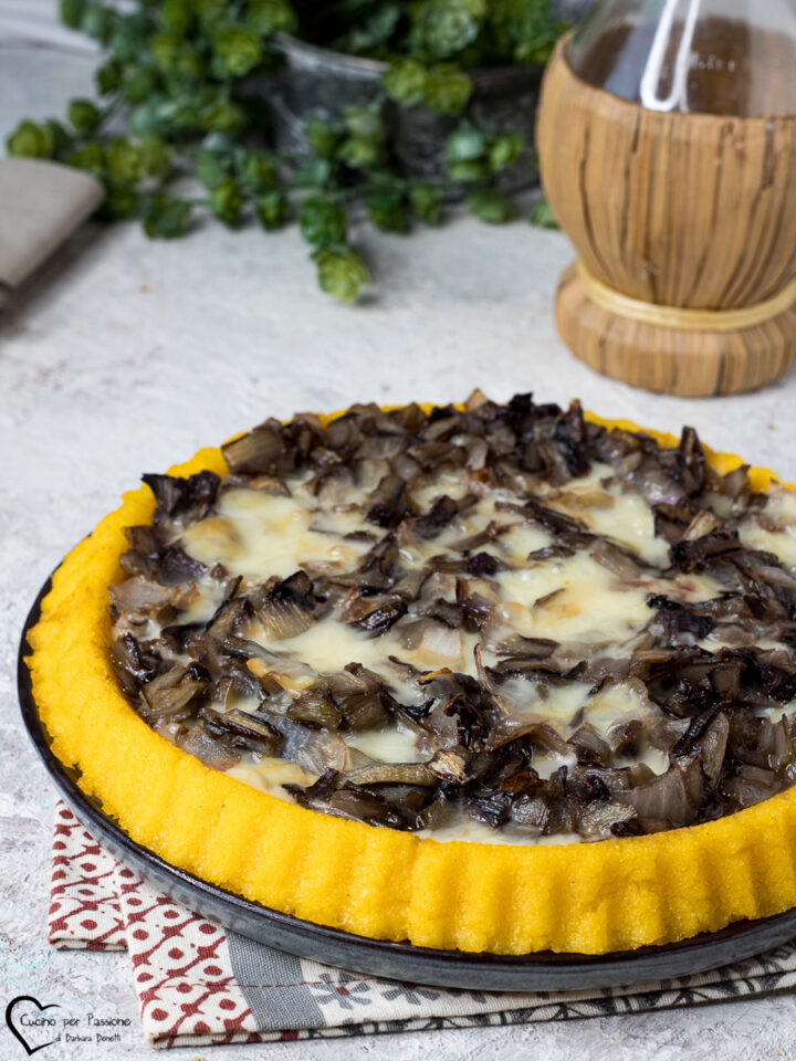 crostata salata di polenta