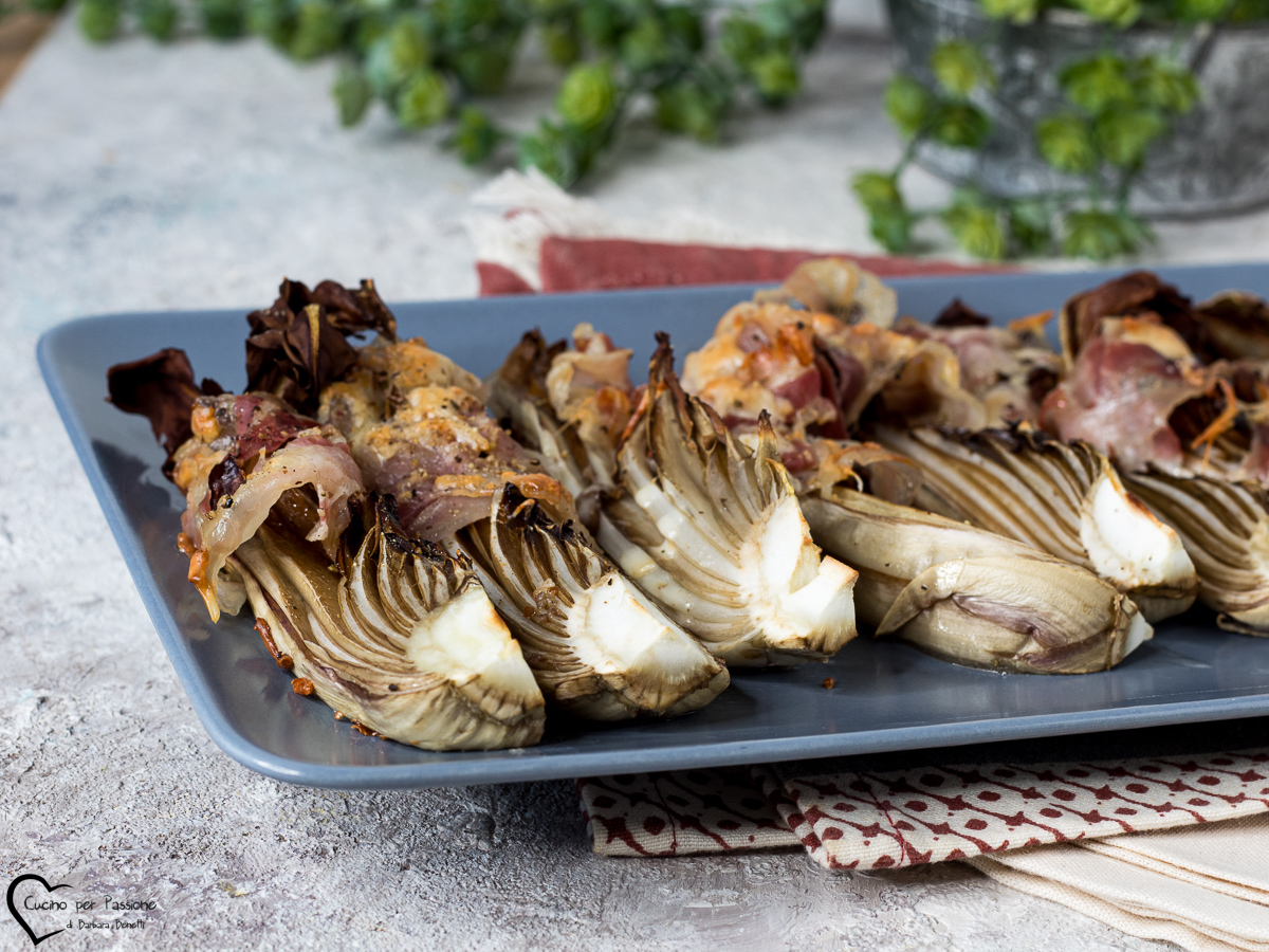 Radicchio con pancetta al forno