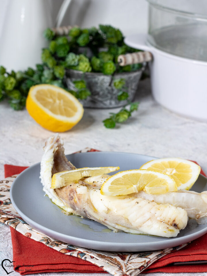 coda di rospo al vapore