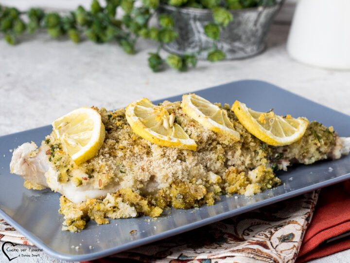 coda di rospo gratinata al forno