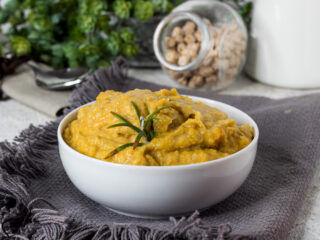 vellutata di zucca e ceci