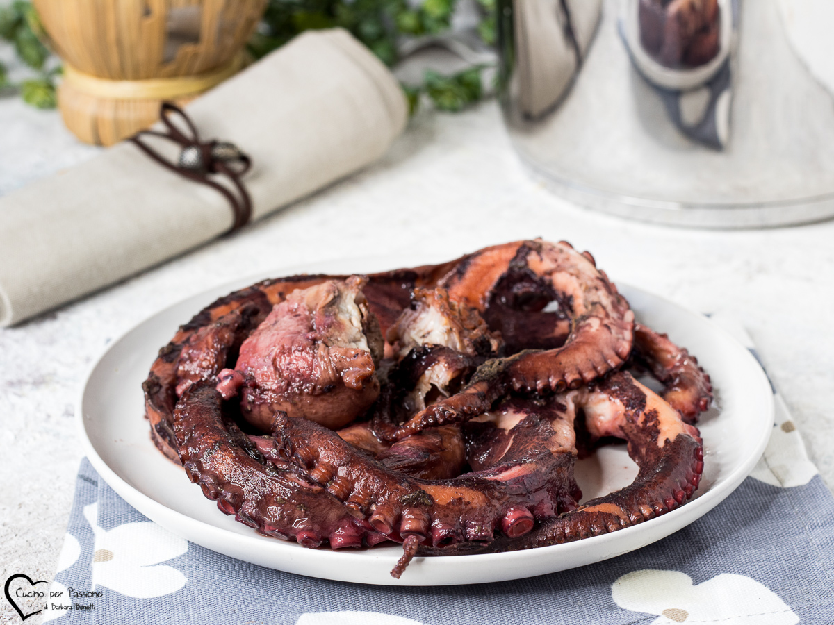 Cottura polpo senza acqua