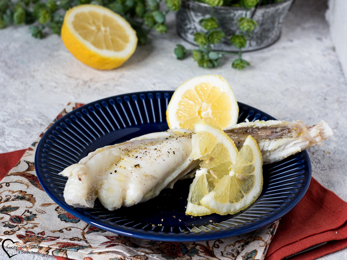 coda di rospo lessa al limone