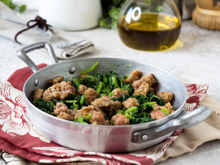 friarielli e salsiccia