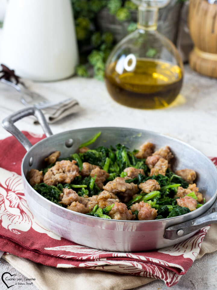 friarielli e salsiccia