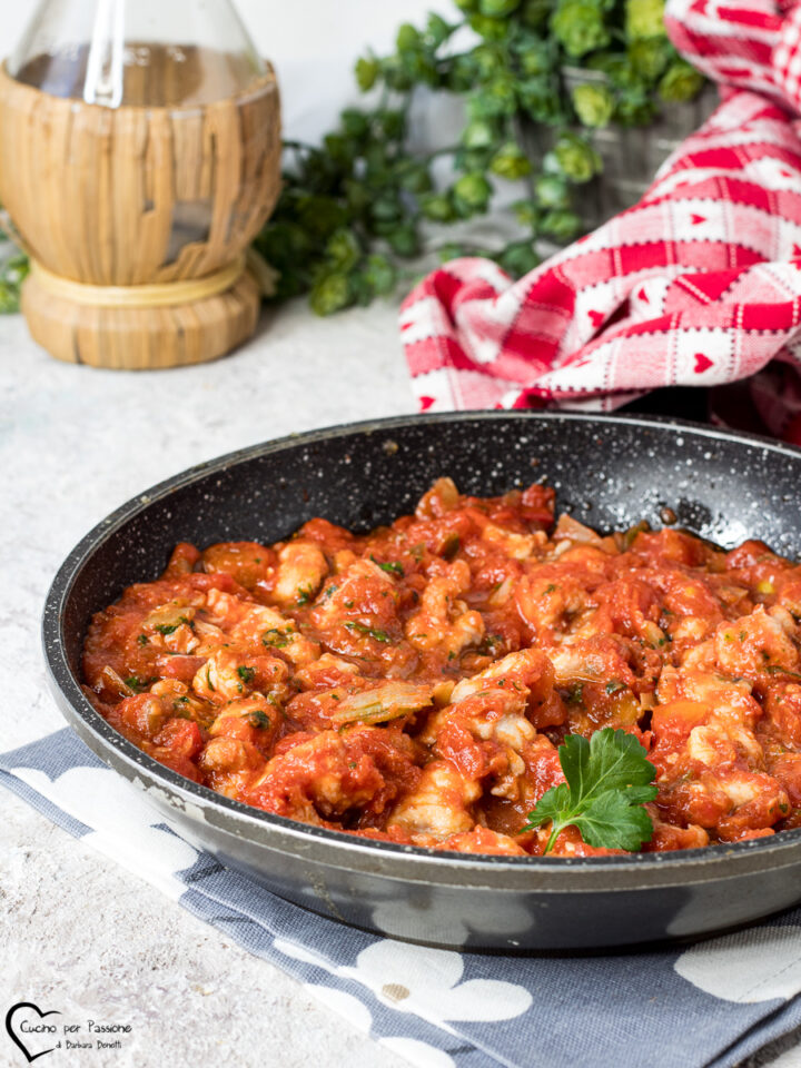 ragù di rana pescatrice