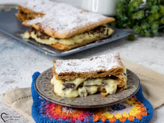 millefoglie crema e cioccolato