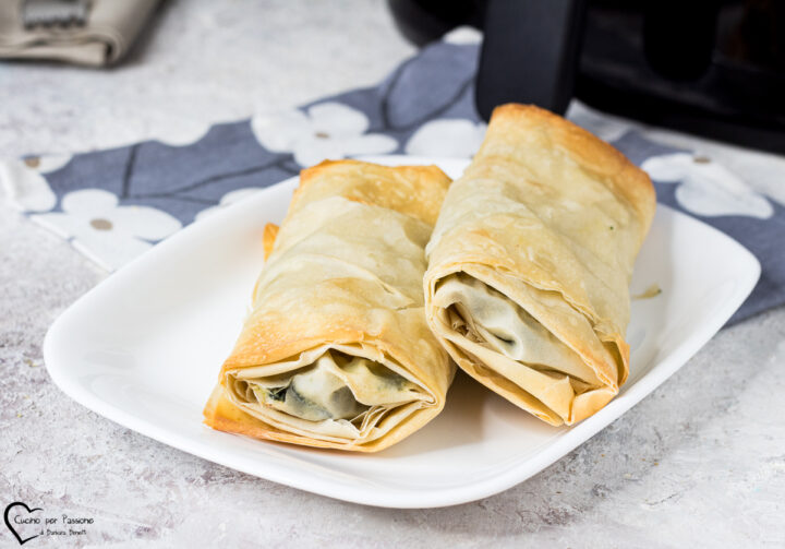 pasta fillo in friggitrice ad aria