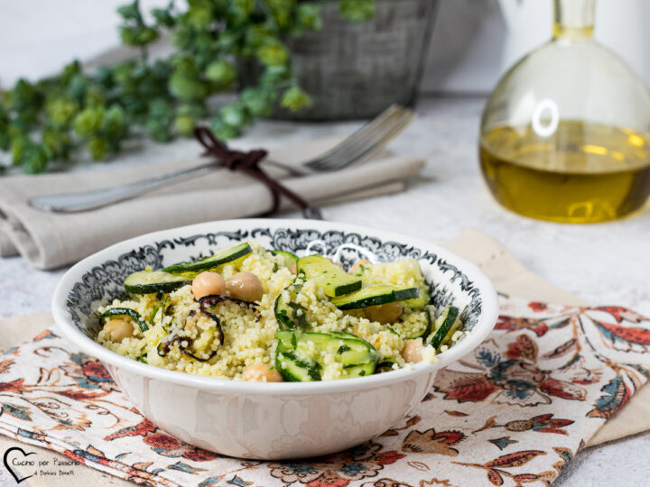 Cous cous ceci e zucchine