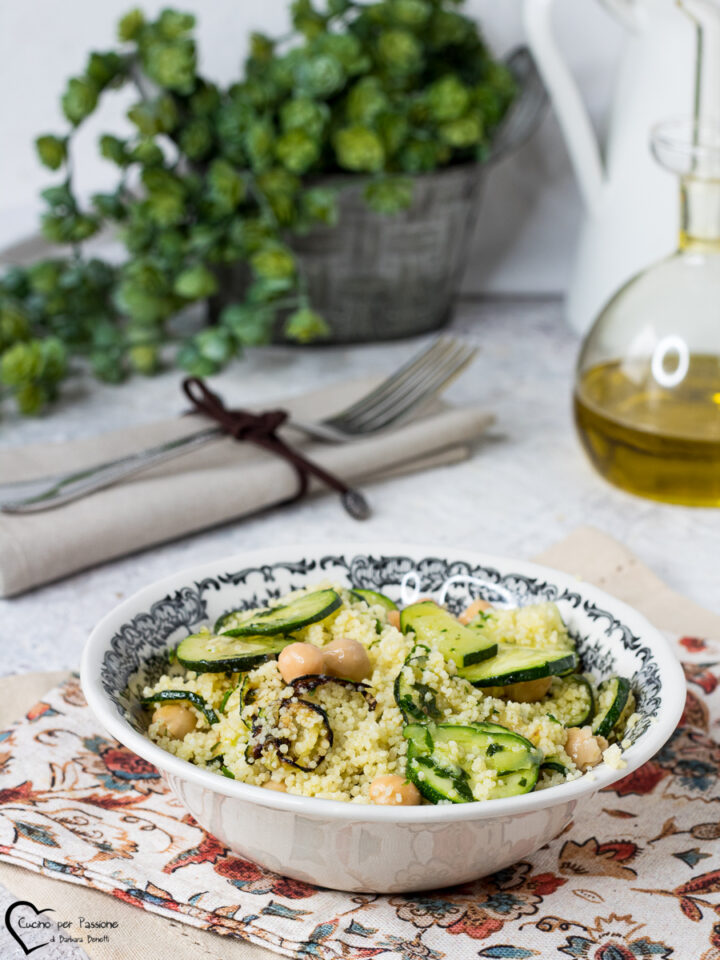 Cous cous ceci e zucchine