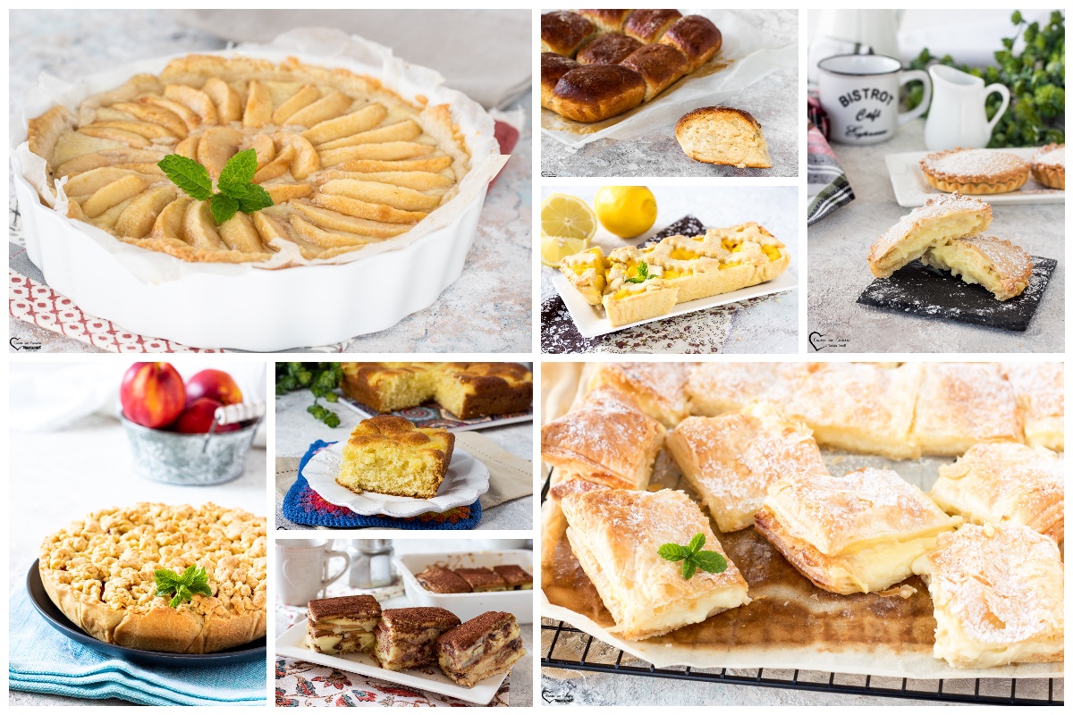 Dolci con la crema pasticcera