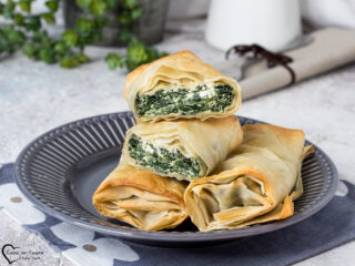 Pasta fillo ricotta e spinaci