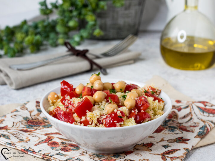 Cous cous ceci e pomodorini