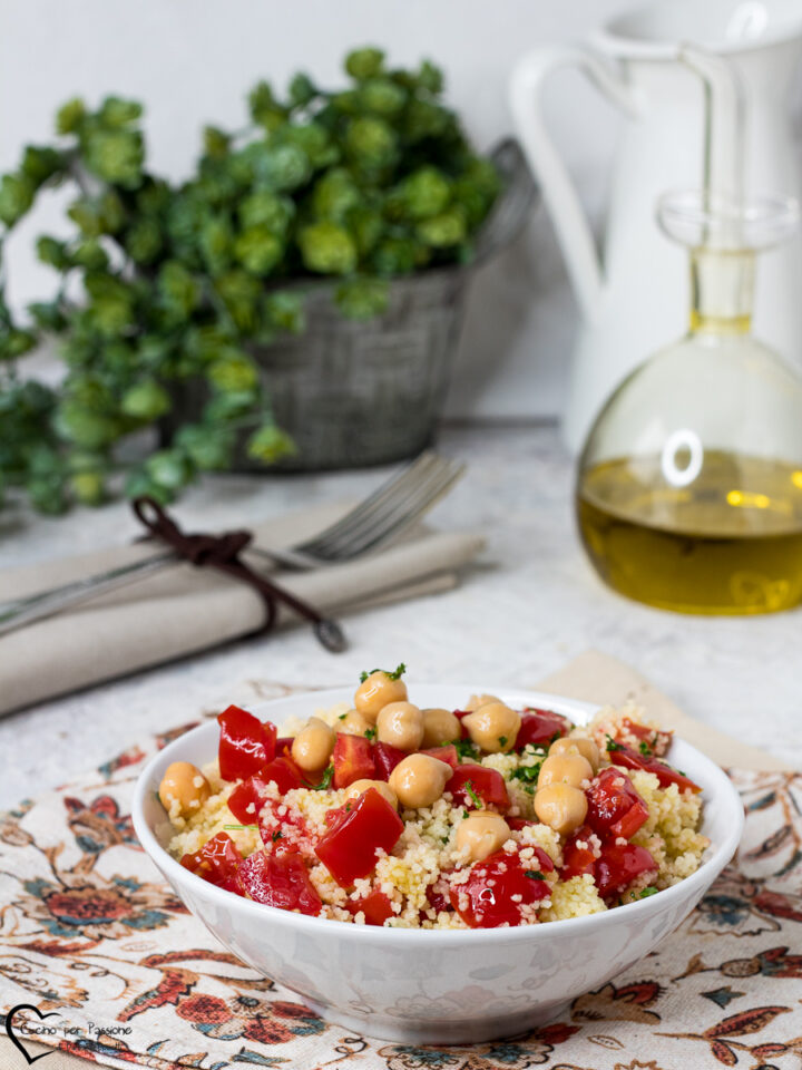 cous cous ceci e pomodorini