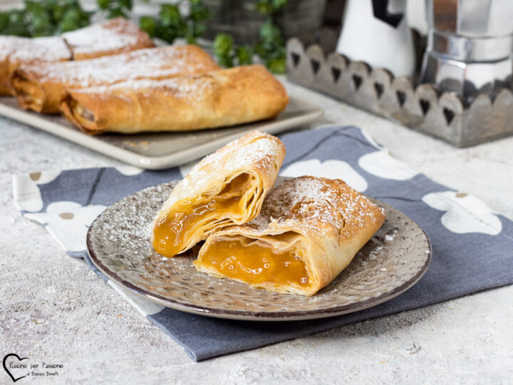 involtini con pasta fillo e marmellata