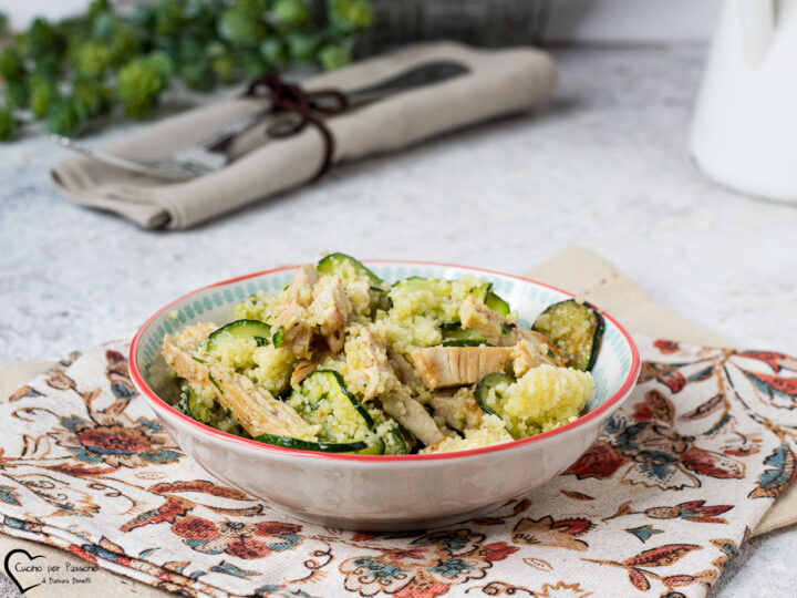 Cous cous con pollo e zucchine
