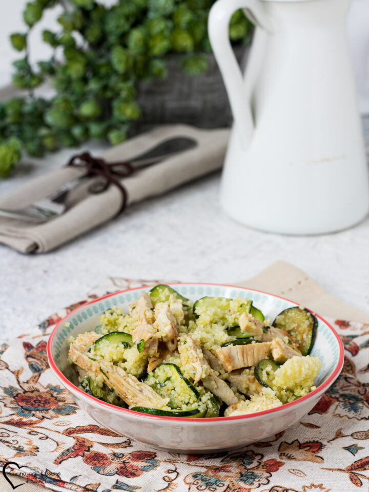 Cous cous con pollo e zucchine
