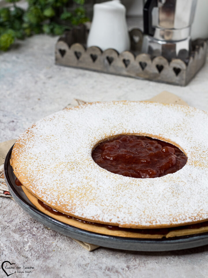 Crostata occhio di bue alla marmellata