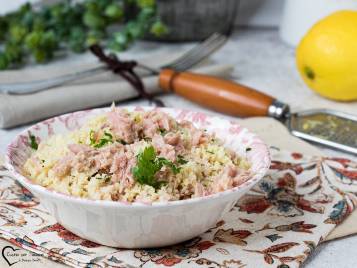 cous cous tonno e limone