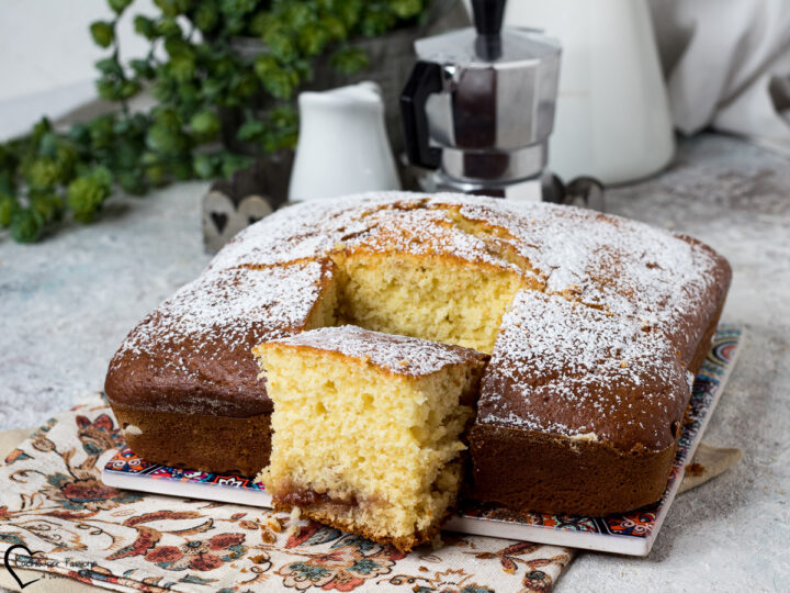 Torta ricotta e marmellata