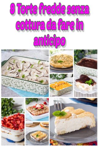 8 Torte fredde senza cottura da fare in anticipo