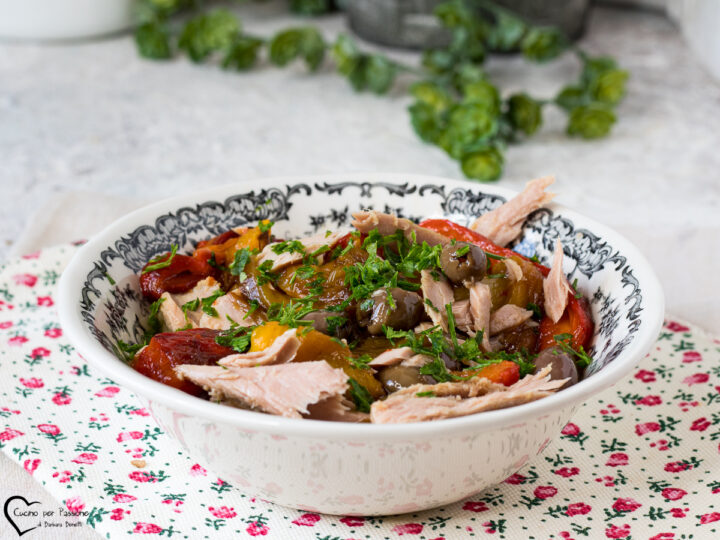Insalata di peperoni e tonno