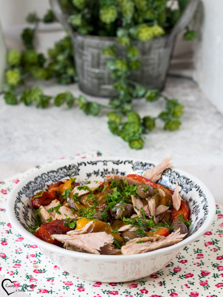 Insalata di peperoni e tonno