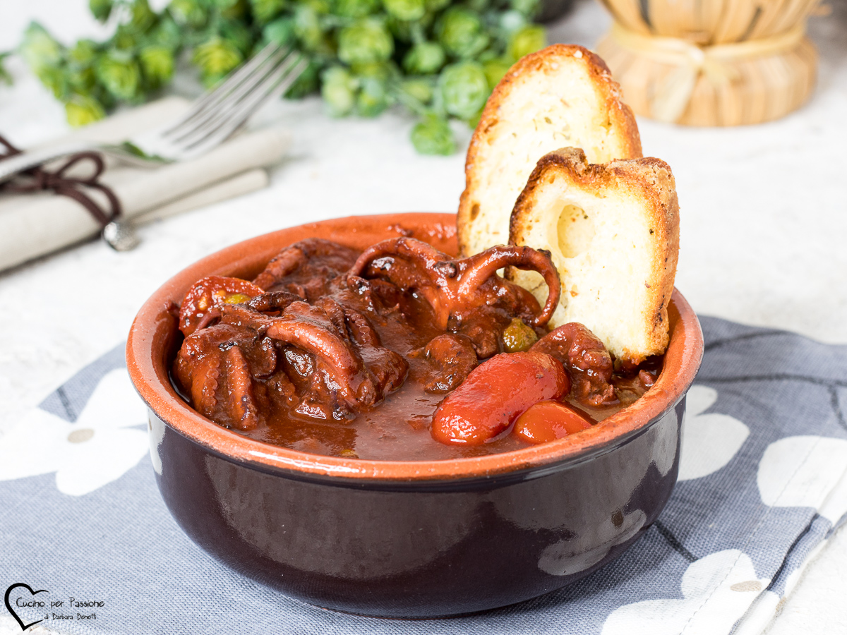 Polpo alla luciana