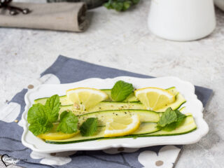 carpaccio di zucchine crude