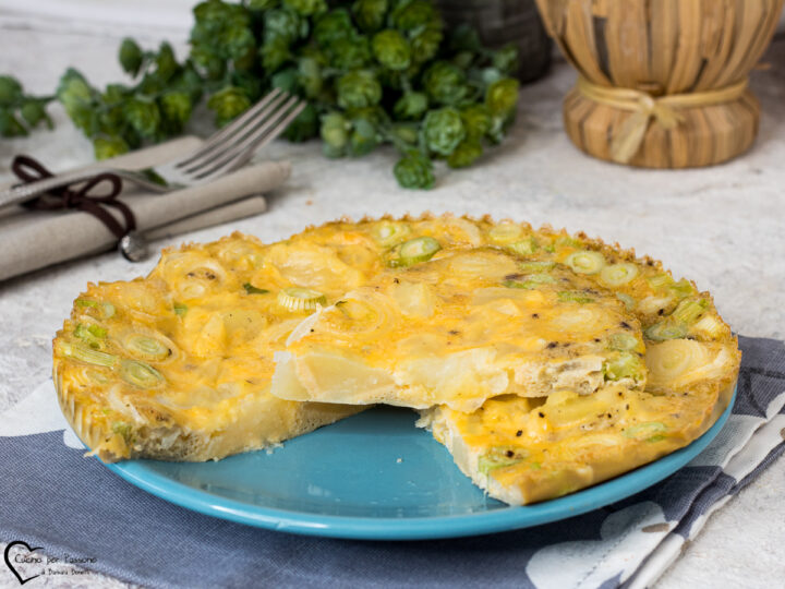 frittata di patate e cipolla