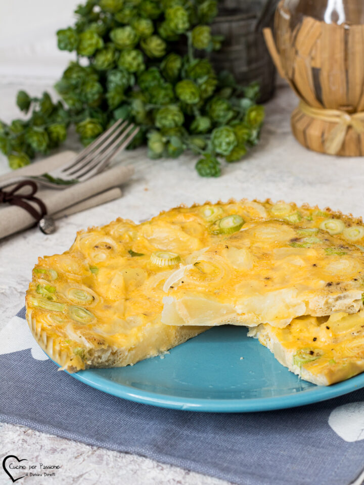 frittata di patate e cipolla