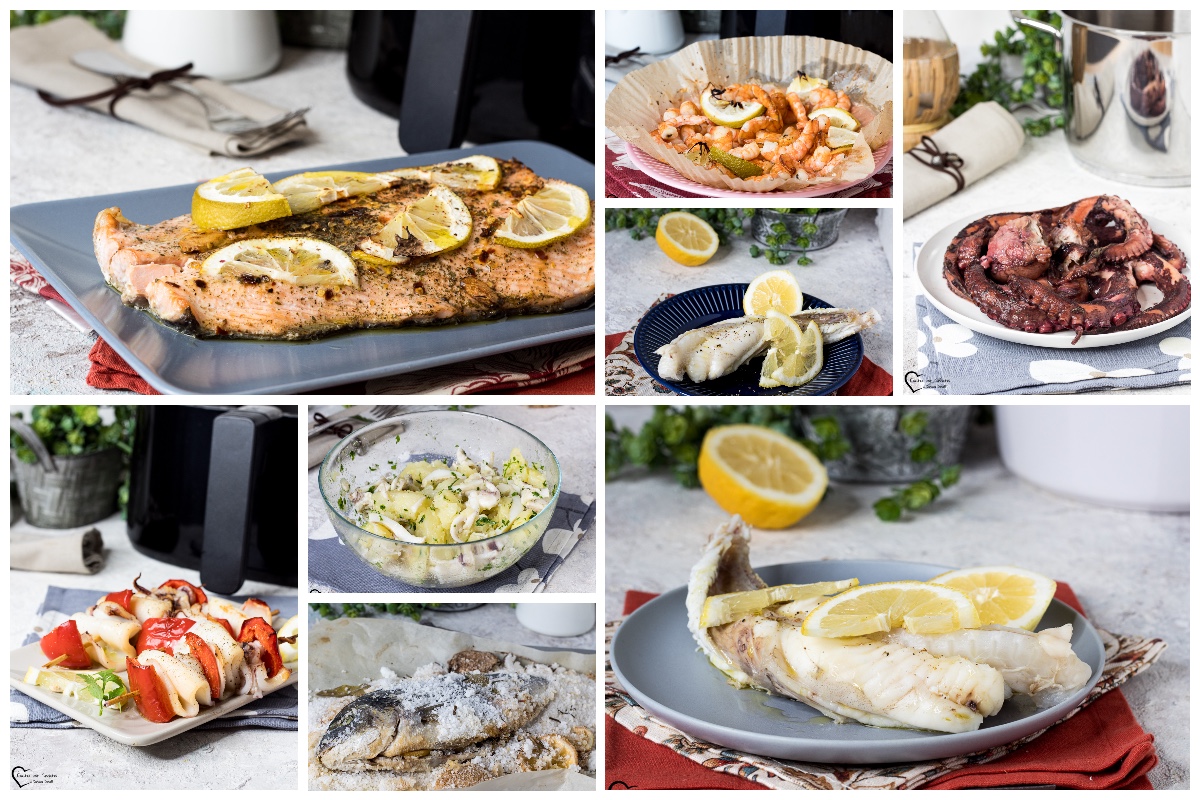 10 secondi piatti di pesce leggeri