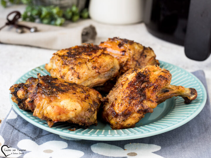 Sovracosce di pollo in friggitrice ad aria