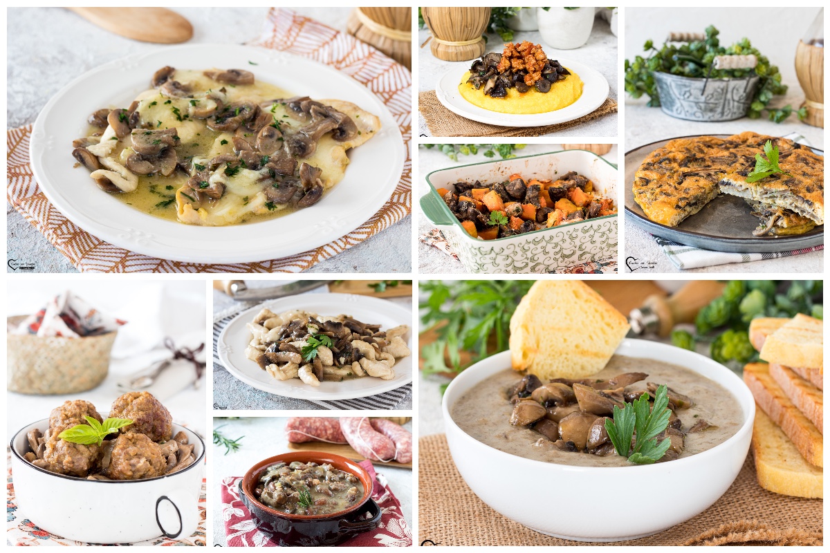 10 Ricette con i funghi veloci e saporite