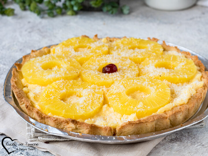 Crostata cocco e ananas