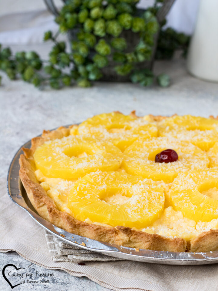 Crostata cocco e ananas
