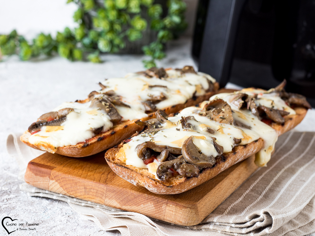 Panpizza in friggitrice ad aria