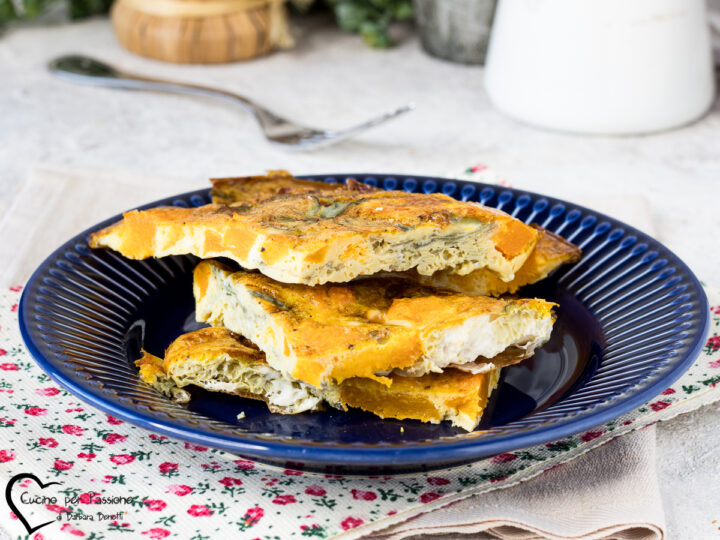 frittata di zucca e cipolle