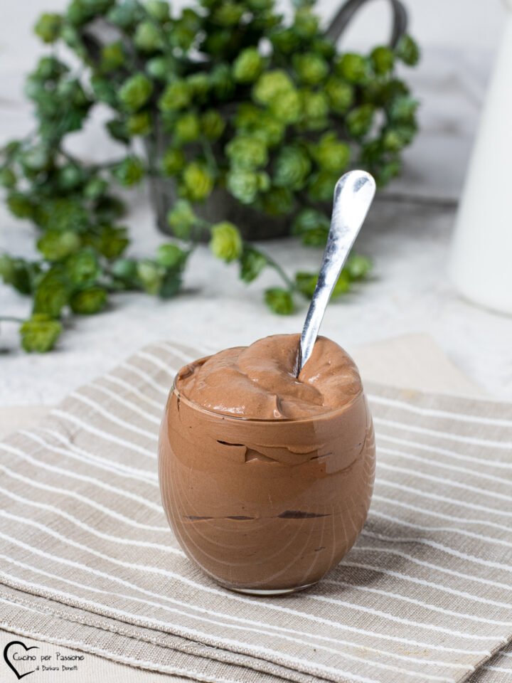 mousse al cioccolato fondente