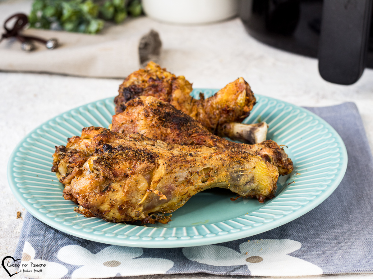 pollo alla paprika in friggitrice ad aria