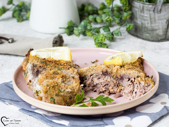 trancio di tonno al forno gratinato