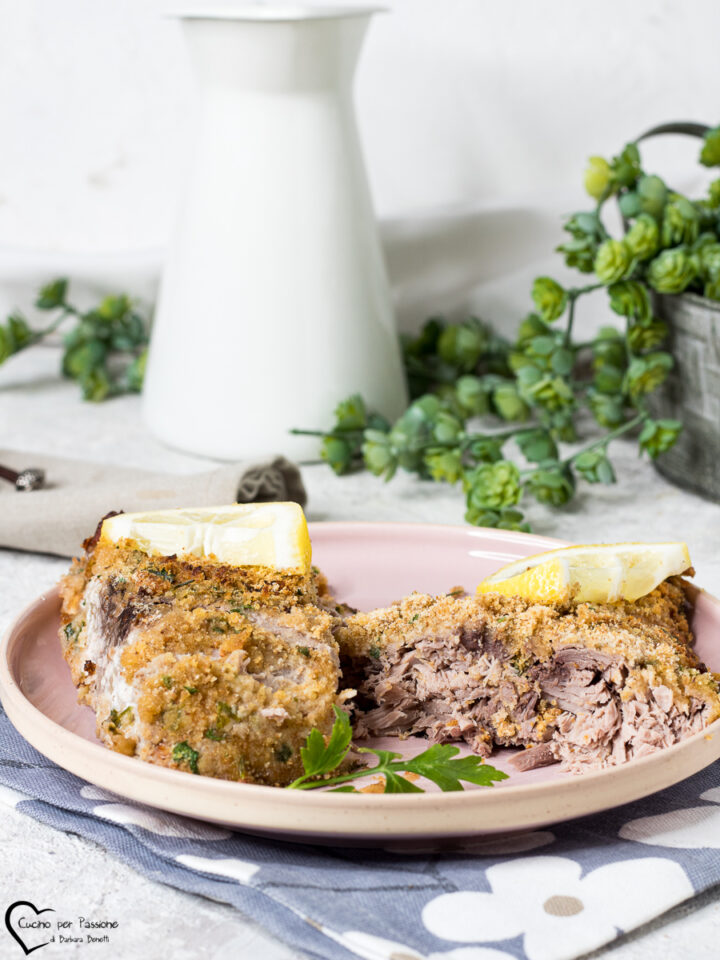 Trancio di tonno al forno gratinato