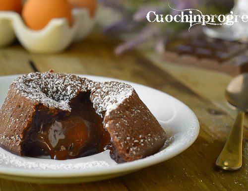 Tortino con cuore caldo al cioccolato