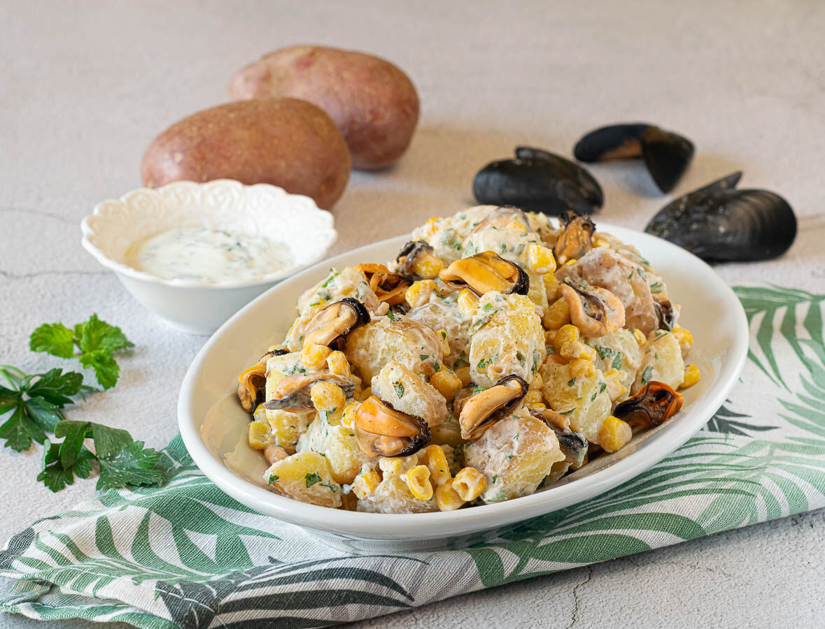 insalata di patate e cozze