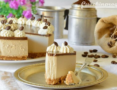 Cheesecake fredda al caffè