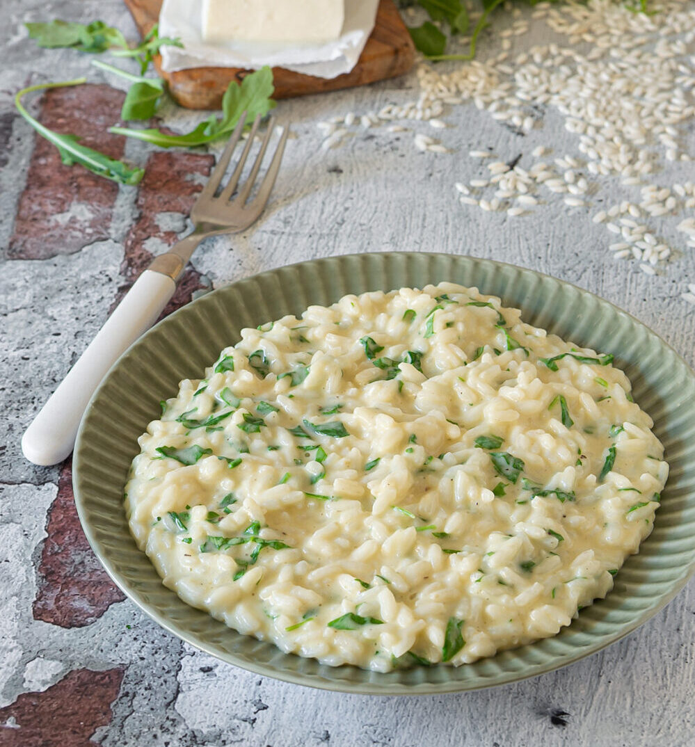 risotto crescenza e rucola
